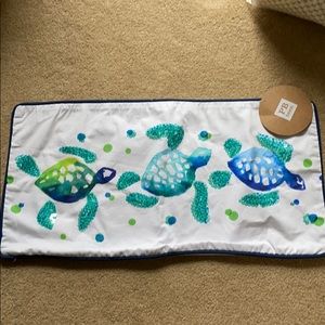 Pottery Barn Teen Sea Creatures pillow cover